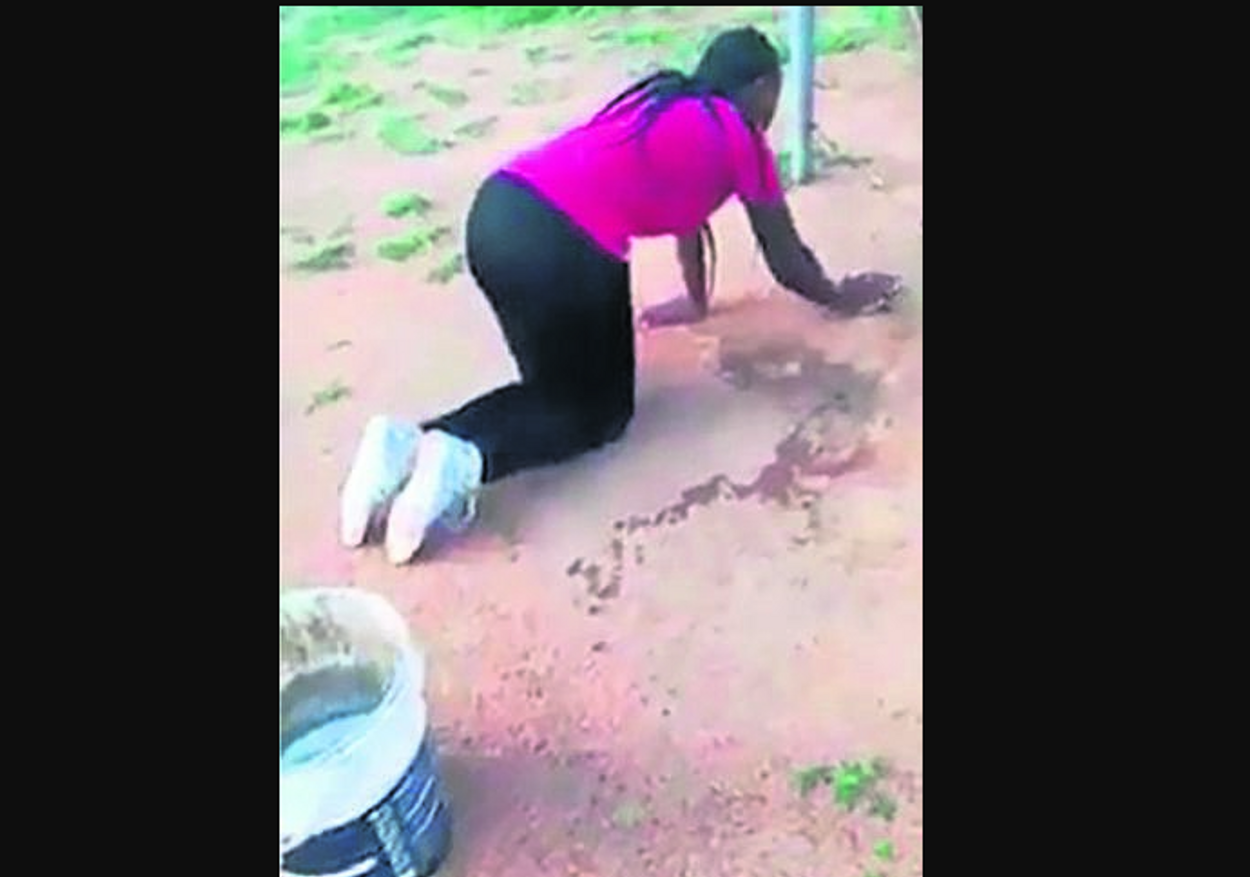 Wife punish husband�s lover with house chores